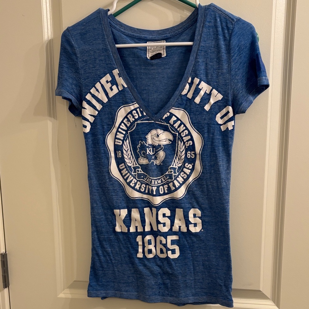PINK Victoria's Secret Blue Casual Tee